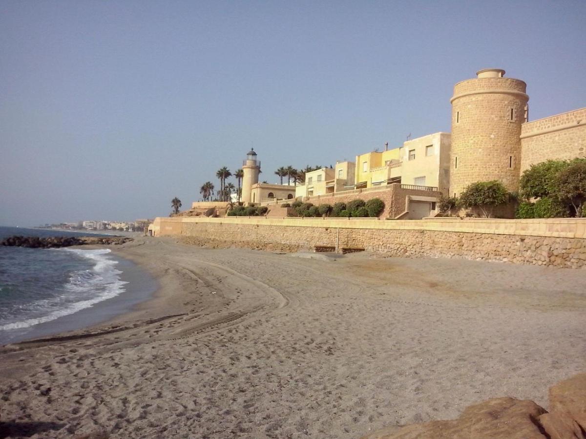 Apartamento Con Piscina Y Terraza A 50 Metros De La Playa Roquetas de Mar Kültér fotó