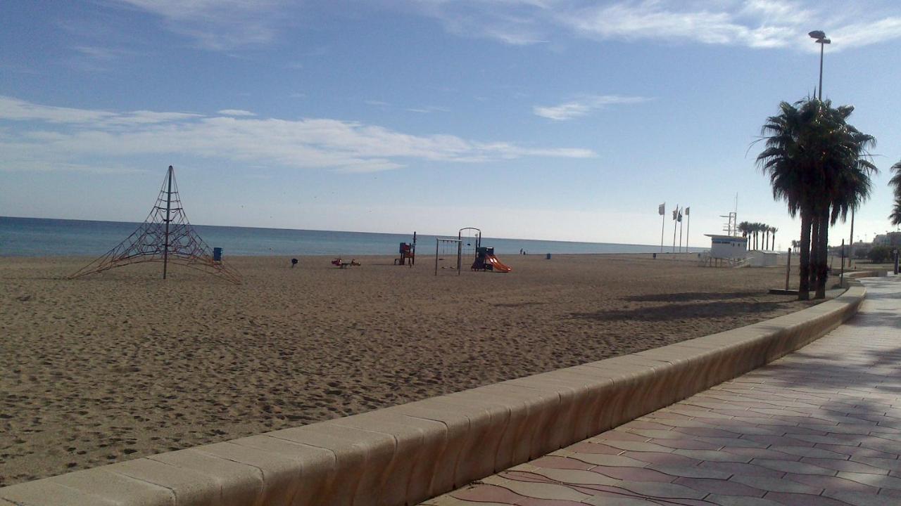 Apartamento Con Piscina Y Terraza A 50 Metros De La Playa Roquetas de Mar Kültér fotó